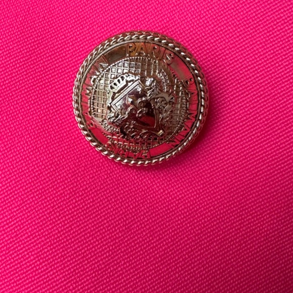 Balmain Grain de Poudre Double-Breasted Blazer – Size 36 (Hot Pink) - Picture 3 of 12